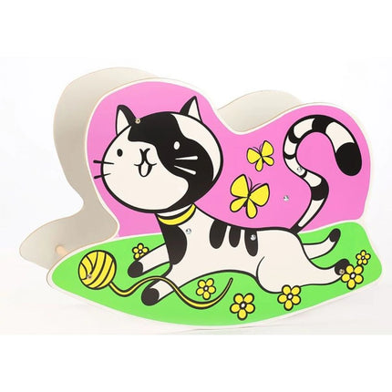 Dřevěné houpadlo pes a kočka