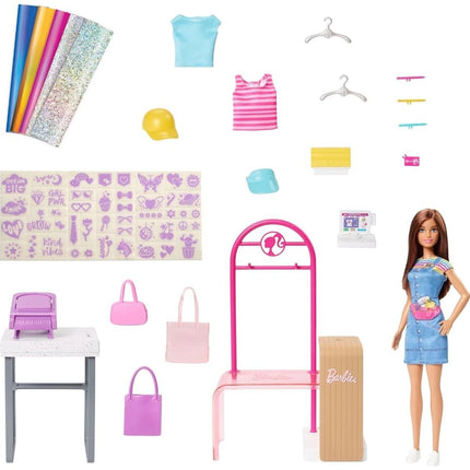Barbie Herní set povolání s panenkou Módní design studio HKT78