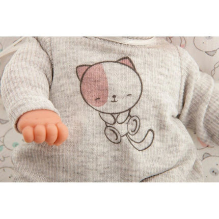 Antonio Juan 11115 Kika realistická panenka se zvuky a měkkým látkovým tělem 27 cm