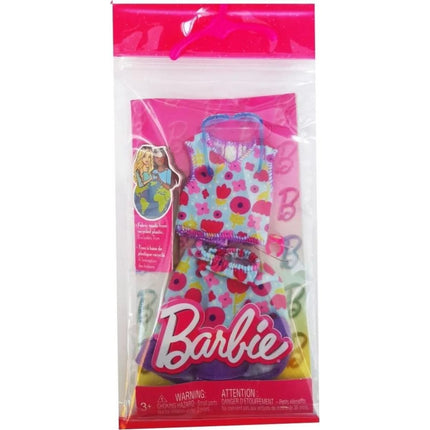 Barbie Obleček s doplňky v praktickém balení HRH39