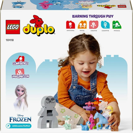 LEGO® DUPLO® Disney 10418 Elsa a Bruni v začarovaném lese - Ledové království