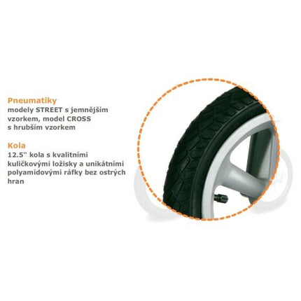 First Bike Odrážedlo Street Light Blue s brzdou