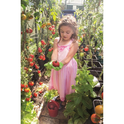 Dětské zahradní rukavice zelené