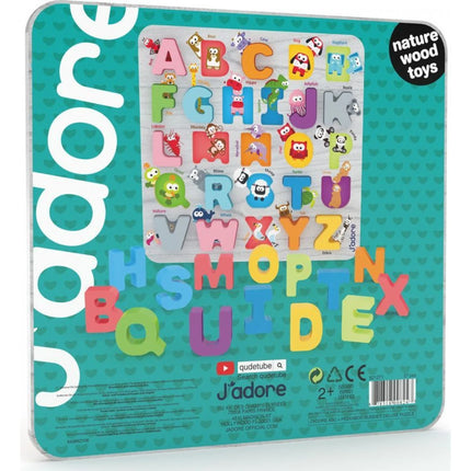 J'ADORE Vkládačka abeceda