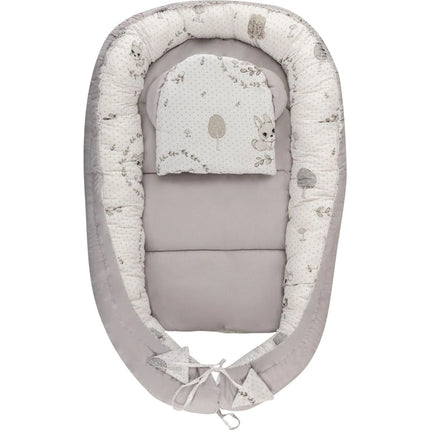 Hagi Hnízdečko s polštářkem soft Koloušek šedá