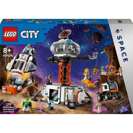 LEGO® City 60434 Vesmírná základna a startovací rampa pro raketu