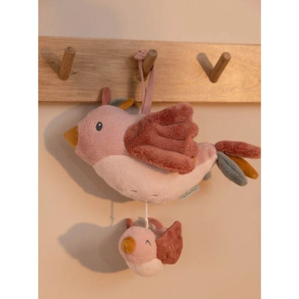 Hudební ptáček Květiny a motýli