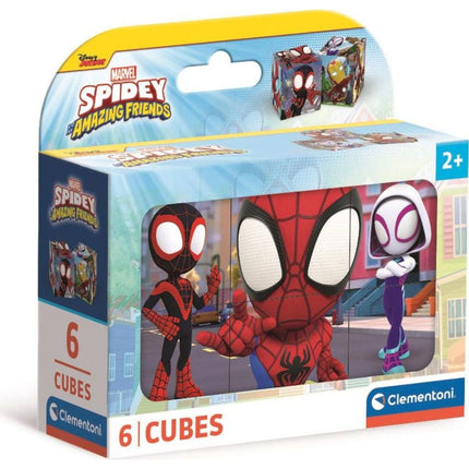 Puzzle Spidey and his amazing friends Obrázkové kostky 6 ks