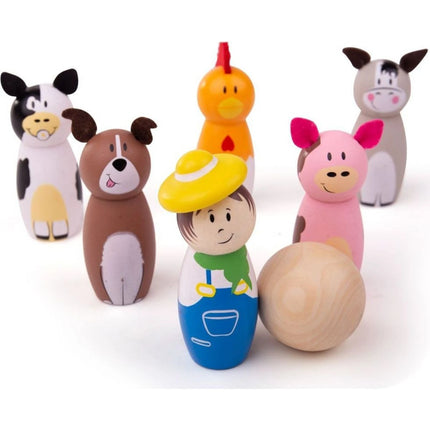 Dřevěné kuželky farma