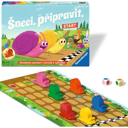 Ravensburger Hry: Šneci, připravit, START!