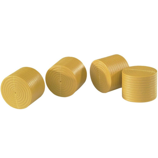 Bruder 2344 Kulaté balíky žluté pro Bruder 2121 4 ks