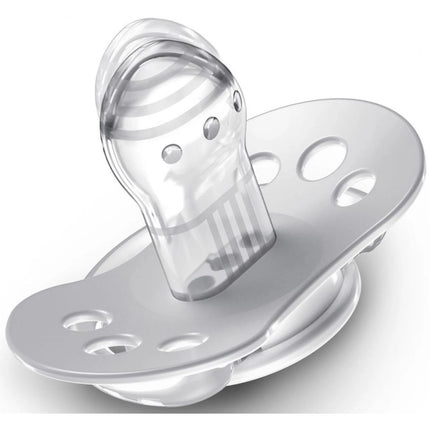 Dudlík silikonový dynamický Salt & Pepper 6-18m 2 ks