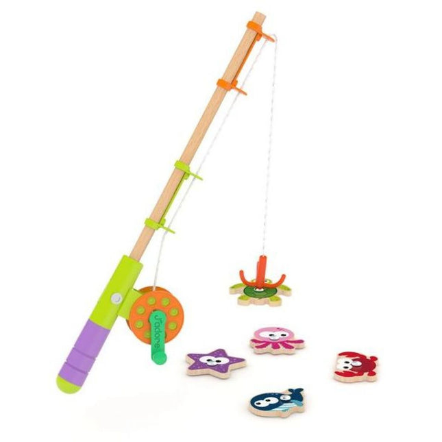 J'ADORE Dřevěná hra rybaření Oranžová