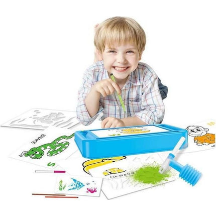 Foukací fixy s magickou tabulkou