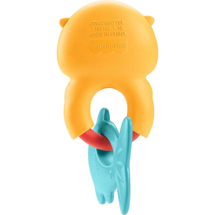 Fisher-Price Chrastítko se zvířátkem Medvídek s rybkou