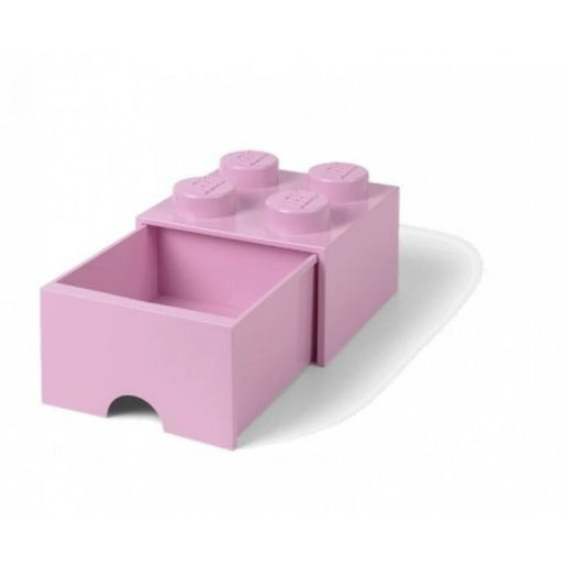 LEGO® Úložný box 4 se šuplíkem 25 x 25 x 18 cm Světle růžová