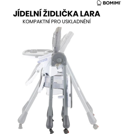 Lara Jídelní židle Medvěd grey