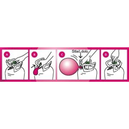 Helium na 50 balonků