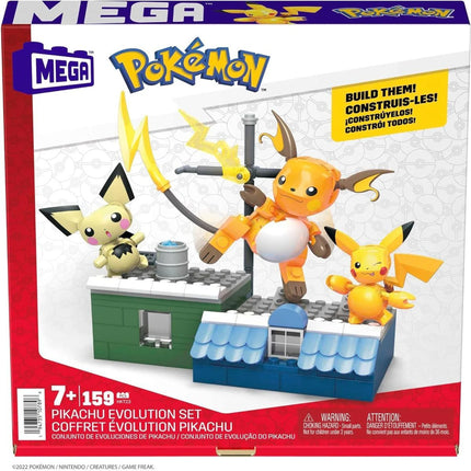 MEGA Postav a vystav si Pokémona Evoluční set Pikachu