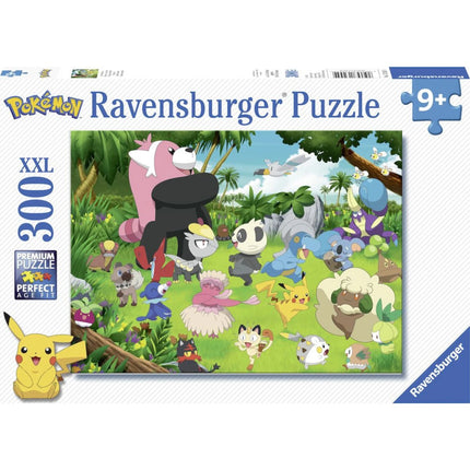 Ravensburger Puzzle: Rozdovádění Pokémoni 300 dílků