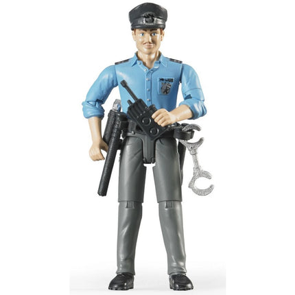 Bruder 02526 Policejní Jeep Wrangler Rubicon s figurkou