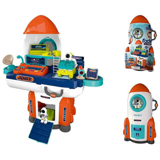 Vesmírná raketa, stolek s příslušenstvím, na baterie