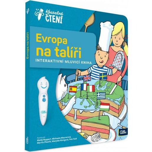 Kouzelné čtení Kniha Evropa na talíři