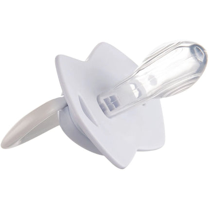 Set symetrických silikonových dudlíků Light touch 0-6m Royal Baby modrý