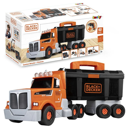 Smoby Black+Decker Kamion s nářadím a vrtačkou