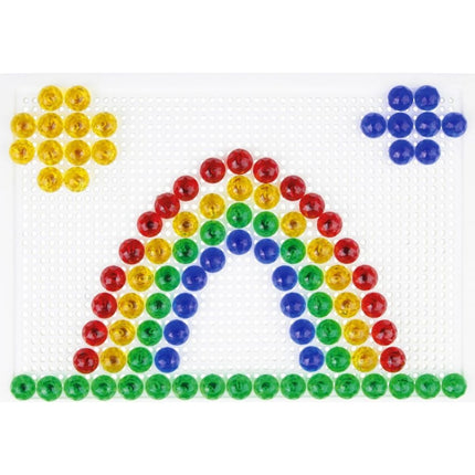 Mozaika velká, 120 ks, 15 mm krystal