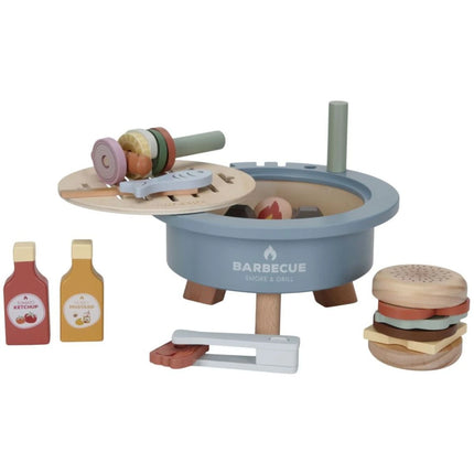 Barbecue sada dřevěná