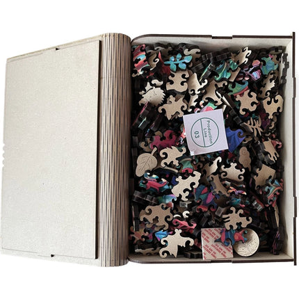 Dřevěné puzzle Strom života II. A2