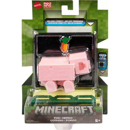 Minecraft Figurka Build 8 cm a Portal Prase