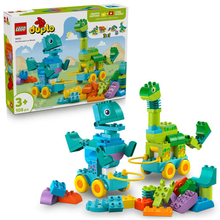 LEGO® DUPLO® 10451 3 v 1: Dinosauři na kolečkách
