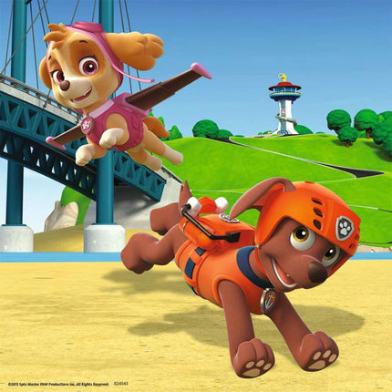 Ravensburger Puzzle: Tlapková patrola Psí tým 3 x 49 dílků