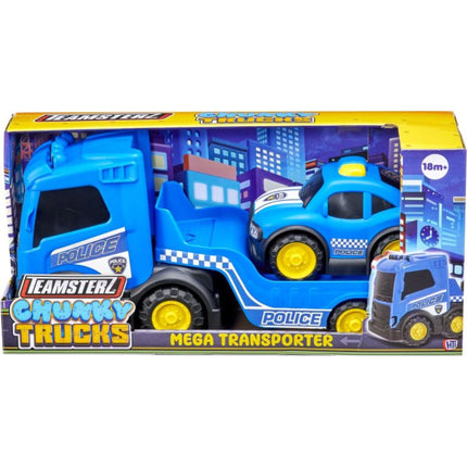 Teamsterz Policejní nákladní vůz + autíčko