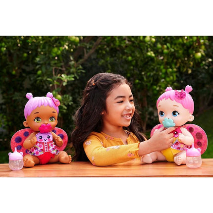 My Garden Baby™ Miminko fialová beruška 30 cm