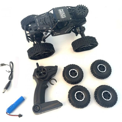 Terénní duální auto 1 : 16 černé