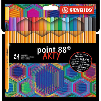 STABILO ARTY Jemný liner Point 88 sada 24 ks