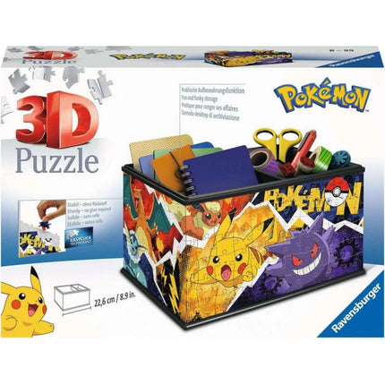 Ravensburger 3D Puzzle: Úložná krabice Pokémon 216 dílků