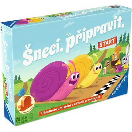 Ravensburger Hry: Šneci, připravit, START!