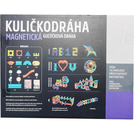 Kuličkodráha magnetická se světlem 49 ks (278)