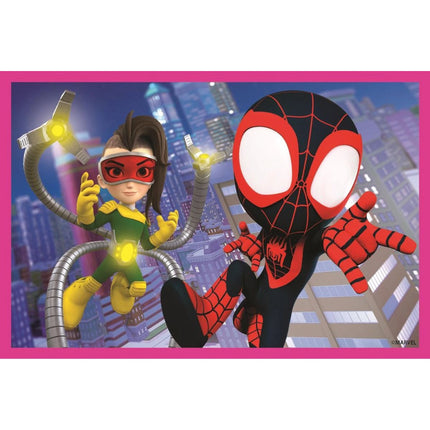 Puzzle Spidey and his amazing friends Obrázkové kostky 6 ks