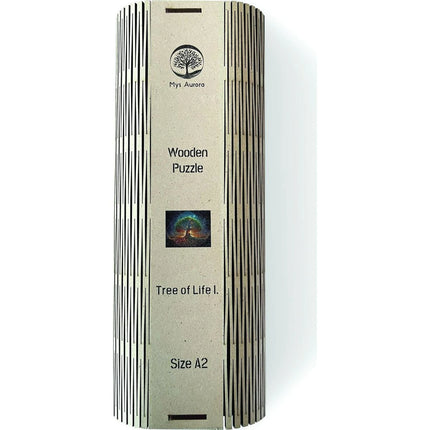 Dřevěné puzzle Strom života I. A2
