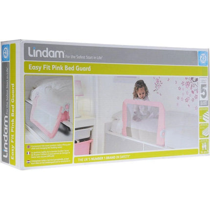 Dětská zábrana k posteli - růžová
