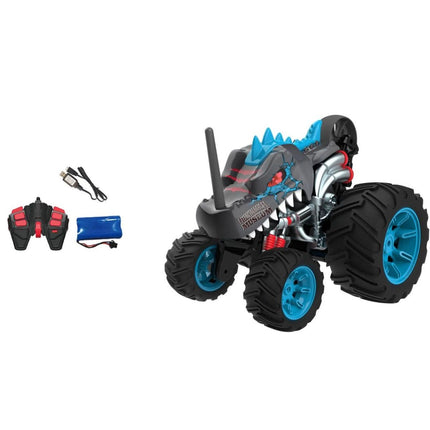 RC auto 5-kolové kaskadérské černé 1:16