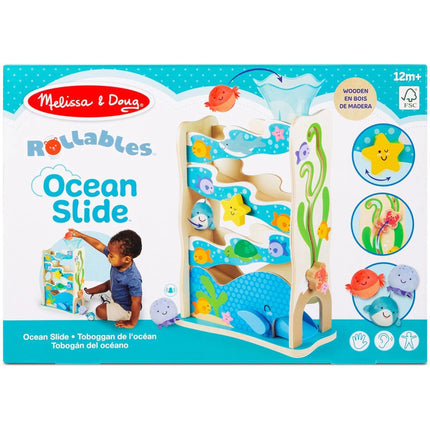 Melissa & Doug Rollables dřevěná skluzavka