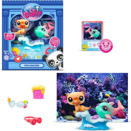 Littlest Pet Shop Balení 2 figurek Petfluenceři 46, 47