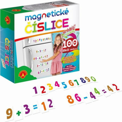 Magnetické číslice na lednici 100 ks