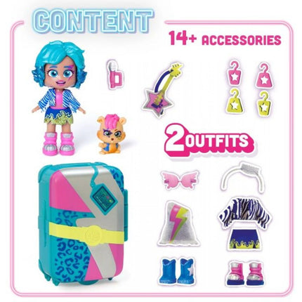 KookyLoos Panenka Suzie Q v kufříku